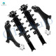Set of 4 Front Lower Control Arm Ball Joint-Quick Complete Strut-Coil Spring Assembly For 2008-2010 Saturn VUE V6