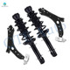 Set of 4 Front Lower Control Arm-Quick Complete Strut-Coil Spring Assembly For 2005 Volkswagen Jetta