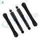 Set of 4 Front Lower Control Arm-Shock Absorber For 2000-2002 Dodge RAM 3500 Monotube Performance Upgrade