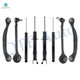 Set of 8 Front Lower Forward Control Arm Ball Joint-Suspension Strut Assembly-Rear Upper Rearward Control Arm-Shock Absorber For 2005-2008 Dodge Magnum