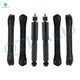 Set of 6 Front Lower and Upper Control Arm-Shock Absorber For 2000-2002 Dodge RAM 3500