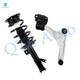 Front Right Lower Control Arm Ball Joint-Quick Complete Strut-Coil Spring Assembly For 2013-2020 Ford Fusion