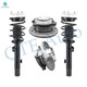 Set of 4 Front Wheel Hub Bearing Assembly-Quick Complete Strut-Coil Spring Assembly For 2006 BMW 325I