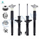 Set of 8 Front Wheel Hub Bearing Assembly-Suspension Strut Assembly-Rear Wheel Hub Bearing Assembly-Complete Shock Absorber Kit For 2005 Volkswagen Jetta Generation IV