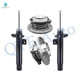Set of 4 Front Wheel Hub Bearing Assembly-Suspension Strut Assembly For 2012 2013 BMW 335I