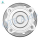 Front Left Wheel Hub Bearing Assembly-Quick Complete Strut-Coil Spring Assembly Replacement For 2012 2013 BMW 135I