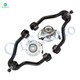 Set of 4 Front Upper Wheel Hub Bearing Assembly-Control Arm Ball Joint For 1996-2000 GMC K2500