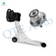 Front Left Lower Control Arm Ball Joint-Wheel Hub Bearing Assembly For 2019 2020 Ford SSV Plug-In Hybrid