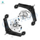 Set of 4 Front Upper Wheel Hub Bearing Assembly-Control Arm Ball Joint For 2007-2010 GMC Sierra 2500 HD
