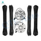 Set of 6 Front Lower and Upper Control Arm-Wheel Hub Bearing Assembly For 2000 2001 Dodge RAM 1500