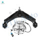 Front Upper Wheel Hub Bearing Assembly-Control Arm Ball Joint For 2007-2010 Chevrolet Silverado 2500 HD
