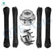 Set of 6 Front Lower and Upper Control Arm-Wheel Hub Bearing Assembly For 2000 2001 Dodge RAM 2500