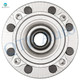 Set of 6 Front Lower and Upper Control Arm-Wheel Hub Bearing Assembly For 2000 2001 Dodge RAM 2500