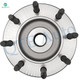 Set of 6 Front Lower and Upper Control Arm-Wheel Hub Bearing Assembly For 2000 2001 Dodge RAM 2500