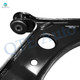 Set of 4 Front Lower Control Arm-Wheel Hub Bearing Assembly For 2007-2009 Audi A3 Quattro