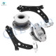 Set of 4 Front Lower Control Arm-Wheel Hub Bearing Assembly For 2010-2016 Volkswagen EOS
