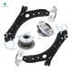 Set of 4 Front Lower Control Arm-Wheel Hub Bearing Assembly For 2010-2013 Volkswagen GTI