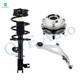 Set of 3 Front Right Lower Control Arm Ball Joint-Wheel Hub Bearing Assembly-Quick Complete Strut-Coil Spring Assembly For 2016-2020 Infiniti QX60 Set of 3 Front Right Lower Control Arm Ball Joint-Wheel Hub Bearing Assembly-Quick Complete Strut-Coil Spring Assembly For 2016-2020 Infiniti QX60