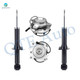 Set of 4 Front Wheel Hub Bearing Assembly-Suspension Strut Assembly For 2003-2006 Ford Expedition