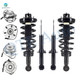 Set of 8 Front Wheel Hub Bearing Assembly-Suspension Strut Assembly-Rear Wheel Hub Bearing Assembly-Quick Complete Strut-Coil Spring Assembly For 2003-2006 Ford Expedition