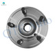 Set of 8 Rear 320mm Drilled Slotted Brake Disc Rotors-Ceramic Brake Pad Kit-Wheel Hub Bearing Assembly For 2006-2009 Dodge Charger