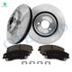 Set of 6 Front 320mm Brake Disc Rotors-Ceramic Brake Pad Kit For 2009-2019 Dodge Challenger