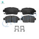 Front Brake Pads Replacement For 2012-2015 Scion IQ, 2004 Scion XA, 2004 Scion XB, 2003-2005 Toyota Echo, 2003-2005 Toyota MR2 Spyder, 2003-2009 Toyota Prius, Set of 4 Ceramic Brakes Pads