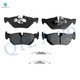 Set of 6 Rear 300mm Drilled Slotted Brake Disc Rotors-Ceramic Brake Pad Kit For 2007-2013 BMW 328I