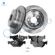 Set of 6 Rear 300mm Drilled Slotted Brake Disc Rotors-Ceramic Brake Pad Kit For 2009-2013 BMW 328I Xdrive