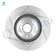 Set of 6 Front 296mm Drilled Slotted Brake Disc Rotors-Ceramic Brake Pad Kit For 2005 2006 Toyota Camry