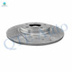 Set of 6 Rear 328mm Drilled Slotted Brake Disc Rotors-Ceramic Brake Pad Kit For 2015 2016 Chrysler Town & Country