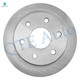 Set of 6 Rear 330.2mm Brake Disc Rotors-Ceramic Brake Pad Kit For 2000 GMC Yukon XL 1500