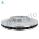 Set of 12 282mm Front-Rear Drilled Slotted Brake Disc Rotors-Front D958 7795 Rear D536 7418 Ceramic Brake Pad kit For 2002-2004 Honda CR-V