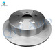 Set of 6 Rear 269mm Brake Disc Rotors-Ceramic Brake Pad Kit For 2003-2008 Toyota Matrix