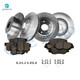 Set of 12 Front 300mm-Rear 260mm Brake Disc Rotors-D958 7795 Ceramic Brake Pad Kit For 2003-2007 Honda Accord