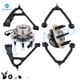 Set of 6 Front Upper and Lower Control Arm Ball Joint-Wheel Hub Bearing Assembly For 2000-2006 Chevrolet Suburban 1500