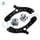 Set of 4 Front Lower Control Arm Ball Joint-Wheel Hub Bearing Assembly For 2016-2021 Hyundai Tucson Set of 4 Front Lower Control Arm Ball Joint-Wheel Hub Bearing Assembly For 2016-2021 Hyundai Tucson