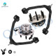 Set of 4 Front Upper Control Arm Ball Joint-Wheel Hub Bearing Assembly Replacement For 2000-2006 GMC Yukon XL 1500