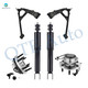 Set of 6 Front Lower Control Arm Ball Joint-Wheel Hub Bearing Assembly-Shock Absorber For 2004-2006 Chevrolet Silverado 1500 Crew Cab Pickup