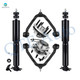 Set of 6 Front Upper Control Arm Ball Joint-Wheel Hub Bearing Assembly-Shock Absorber For 2003-2013 GMC Savana 1500