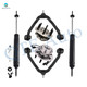 Set of 6 Front Upper Control Arm Ball Joint-Wheel Hub Bearing Assembly-Steering Damper For 1999-2006 Chevrolet Silverado 1500