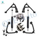 Set of 8 Front Upper and Lower Control Arm Ball Joint-Wheel Hub Bearing Assembly-Steering Damper For 2000-2006 Chevrolet Tahoe