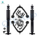 Set of 6 Front Upper Control Arm Ball Joint-Wheel Hub Bearing Assembly-Shock Absorber For 2004-2006 GMC Sierra 1500