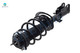 Set of 3 Front Right Lower Control Arm-Wheel Hub Bearing Assembly-Quick Complete Strut-Coil Spring Assembly For 2008-2010 Chrysler Sebring