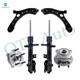 Set of 6 Front Lower Control Arm Ball Joint-Wheel Hub Bearing Assembly-Suspension Strut Assembly For 2017-2022 KIA Sportage