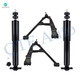 Set of 4 Front Lower Control Arm Ball Joint-Shock Absorber For 2004-2006 GMC Sierra 1500