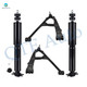 Set of 4 Front Lower Control Arm Ball Joint-Shock Absorber For 2004 2005 GMC Savana 2500