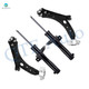 Set of 4 Front Lower Control Arm-Suspension Strut Assembly For 2010-2014 Volkswagen Golf