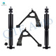 Set of 4 Front Lower Control Arm Ball Joint-Shock Absorber For 2004-2006 GMC Sierra 1500 Crew Cab Pickup