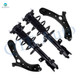 Set of 4 Front Lower Control Arm Ball Joint-Quick Complete Strut-Coil Spring Assembly For 2019-2021 Hyundai Tucson